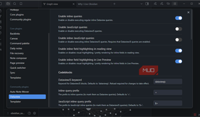 Obsidian dataview plugin