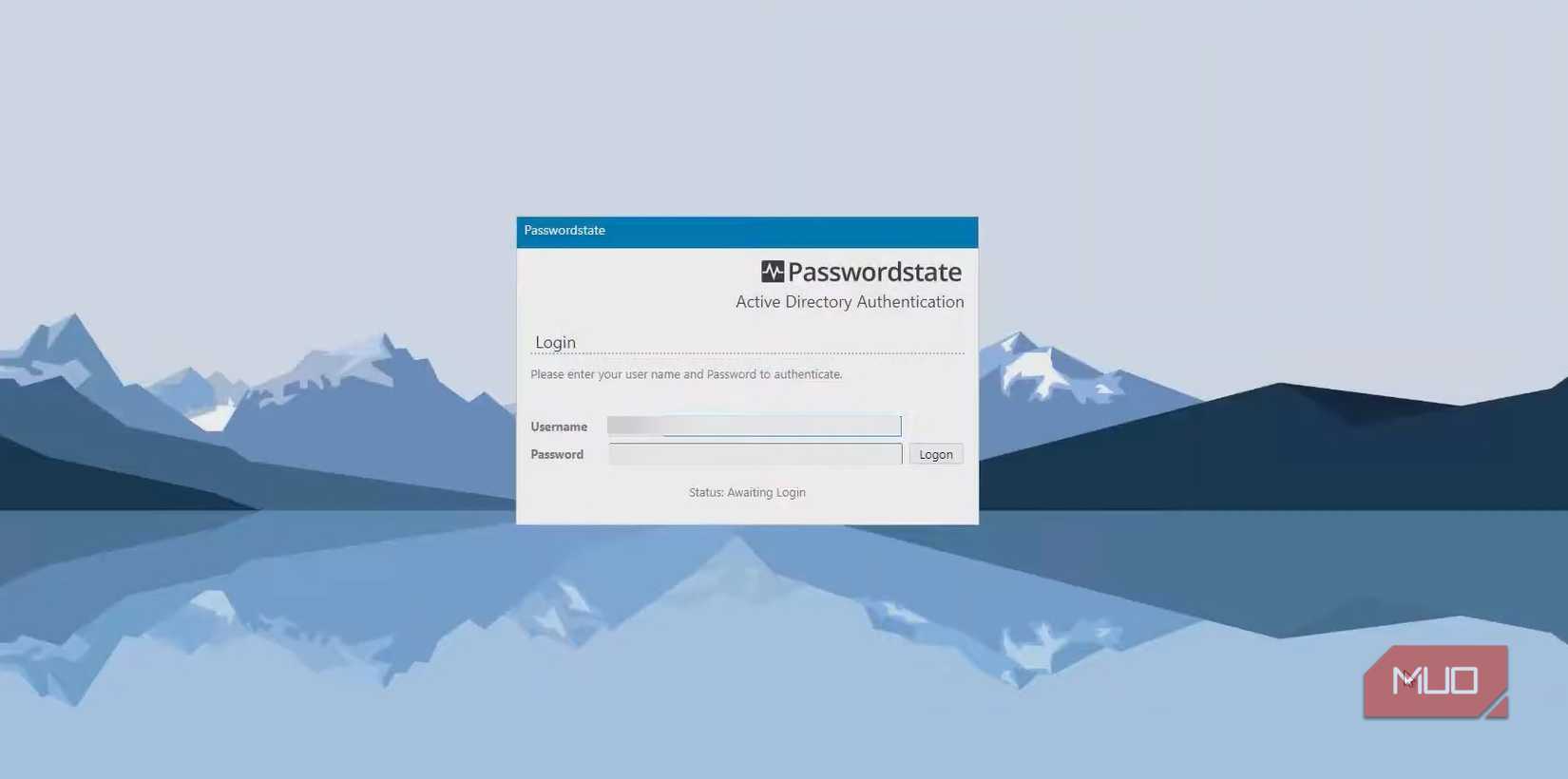 Passwordstate login page