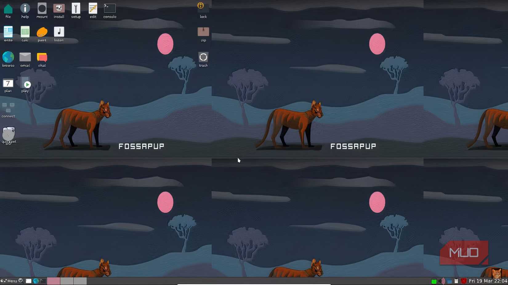 Puppy Linux tiny distribution.