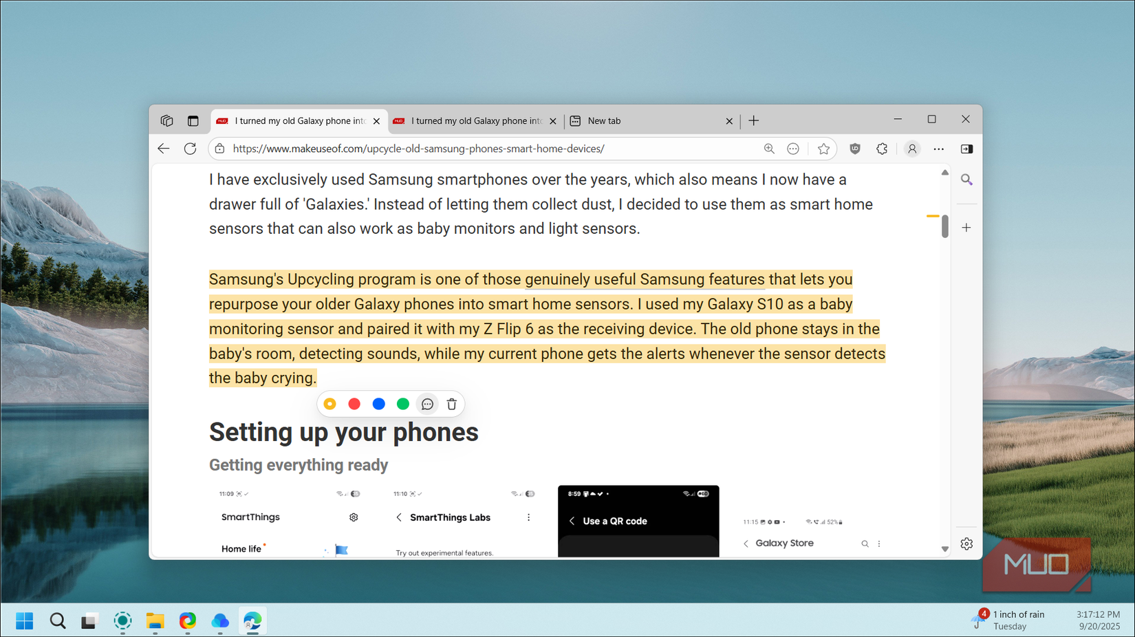 Raindrop-io highlights feature