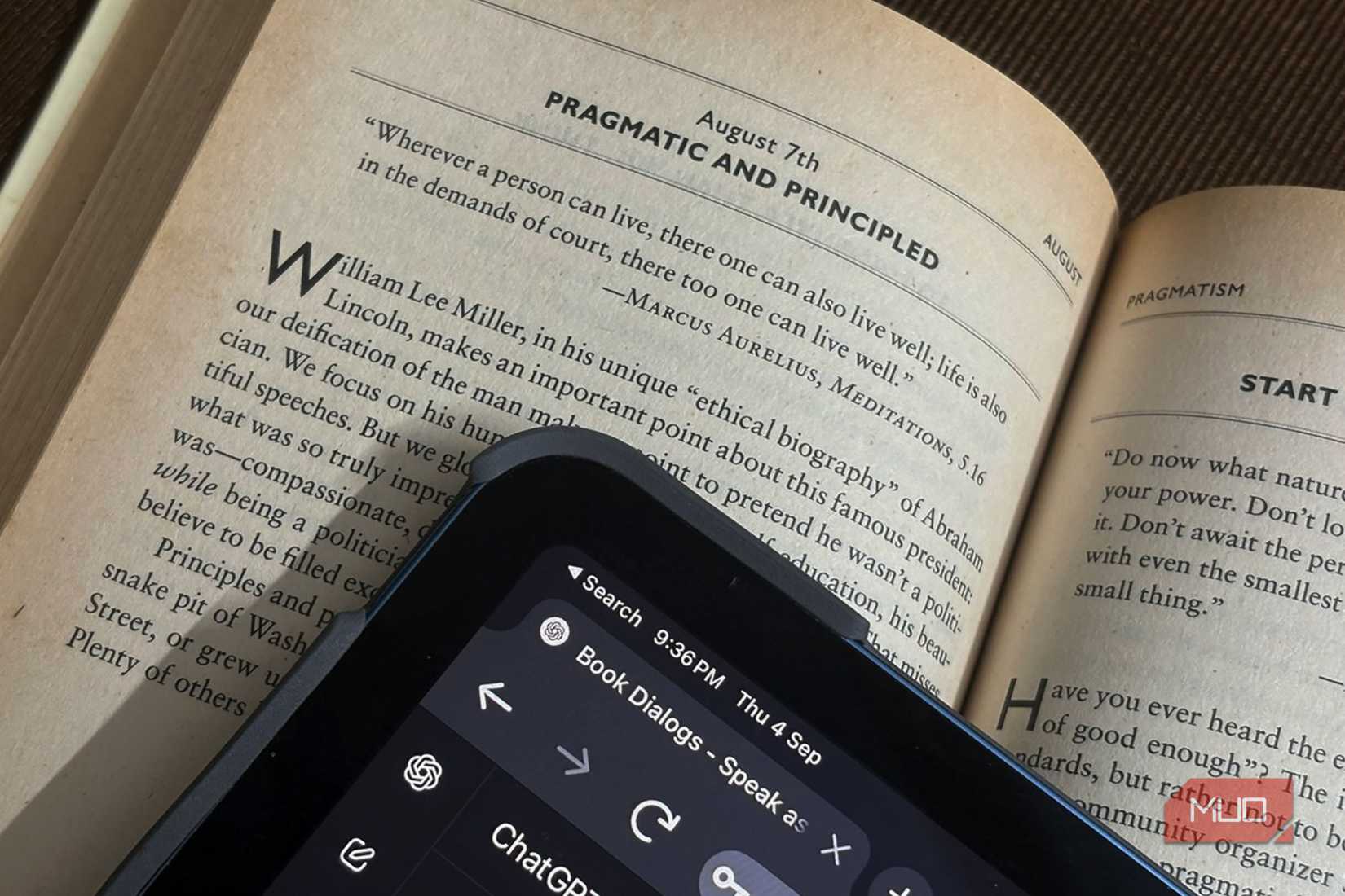 Reading books with ChatGPT