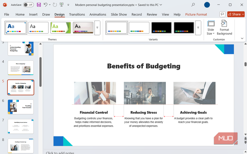 Resizing multiple objects at once in PowerPoint