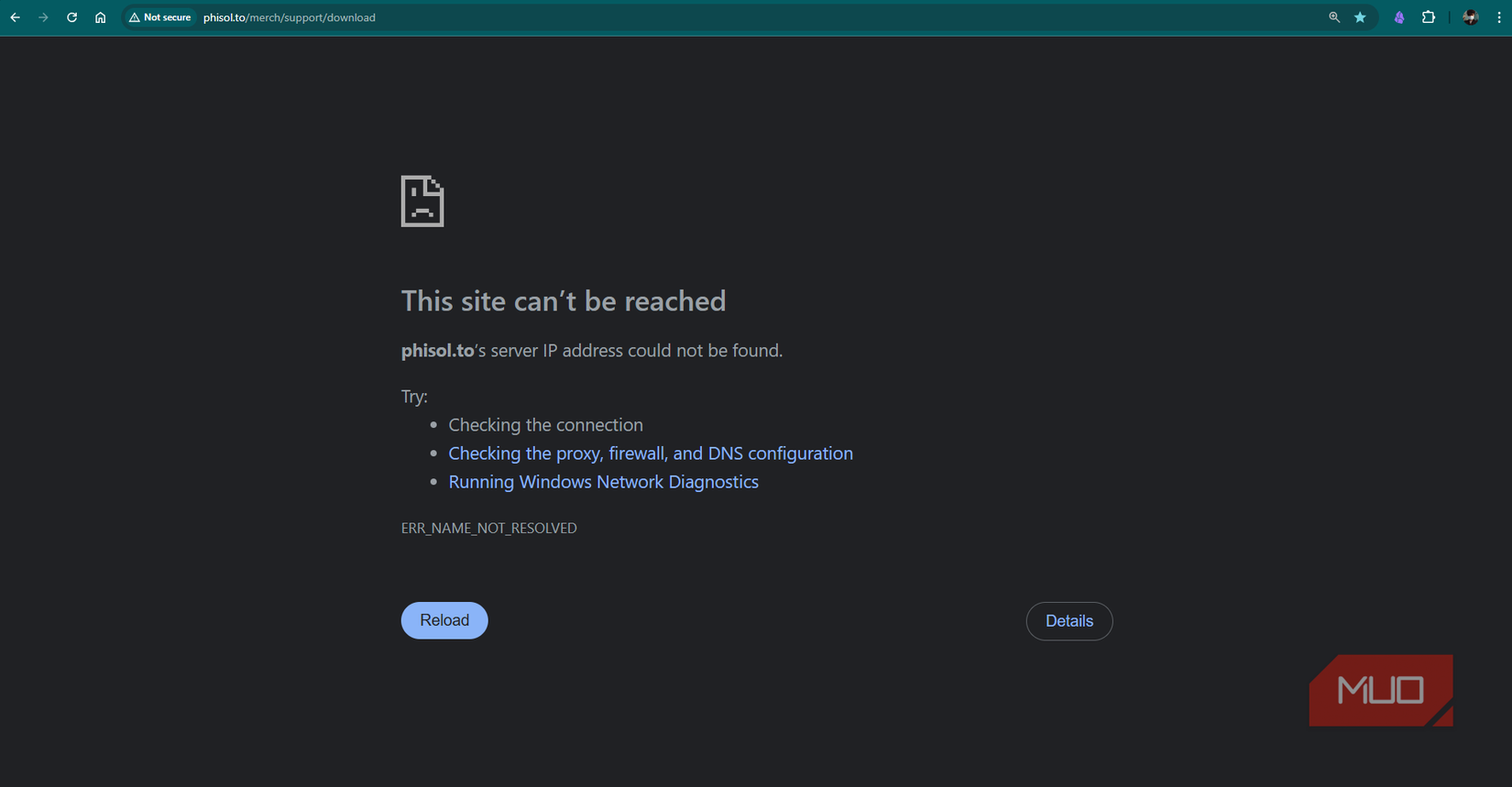 Saved web page removed