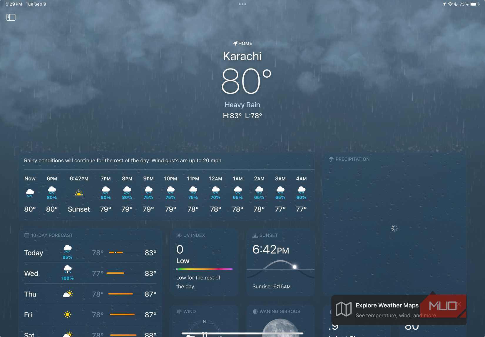 Show weather in My Location