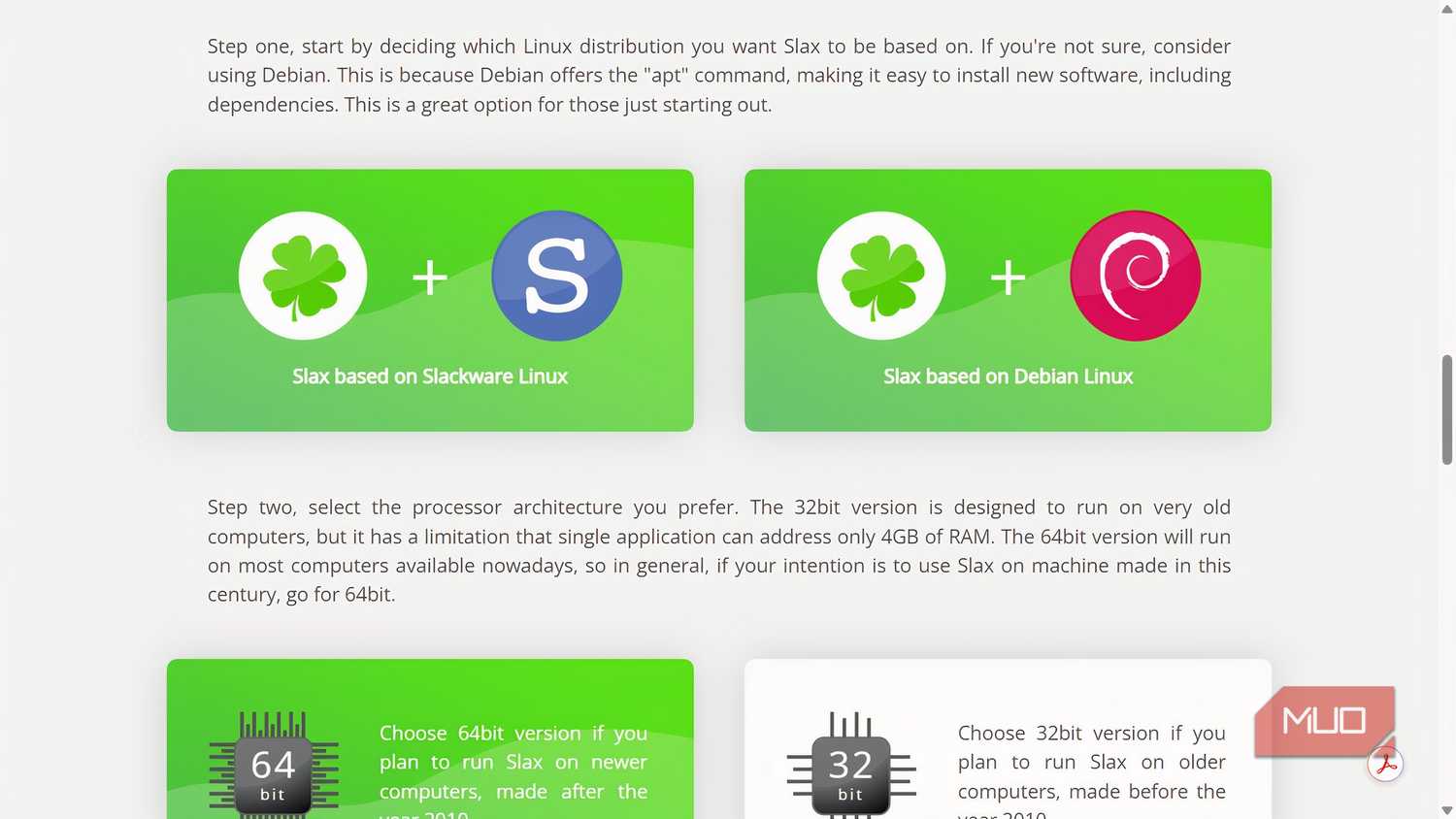 Slax Rp 5 of the most lightweight operating systems, ranked by download size