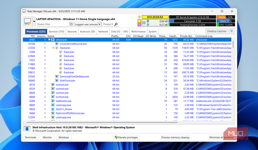 Task Manager DeLuxe on Windows PC