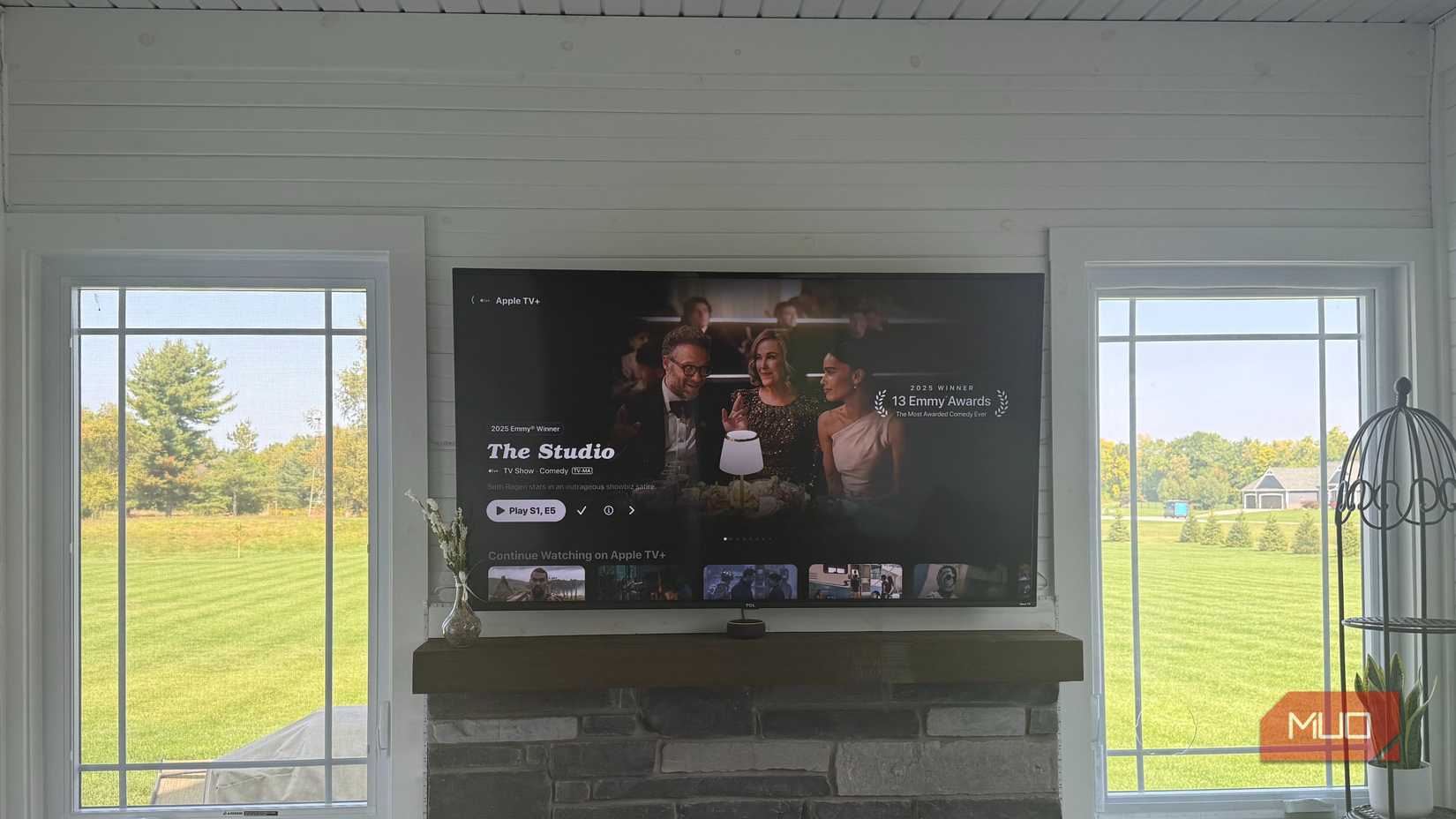 TCL Roku smart tv apple tv app with the studio
