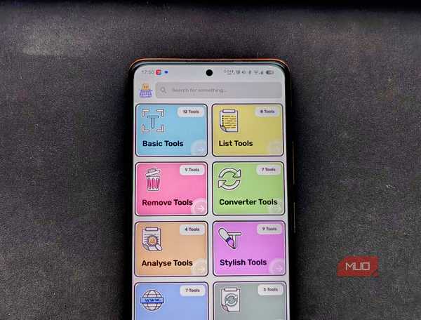 Textfy app dashboard on Android smartphone.