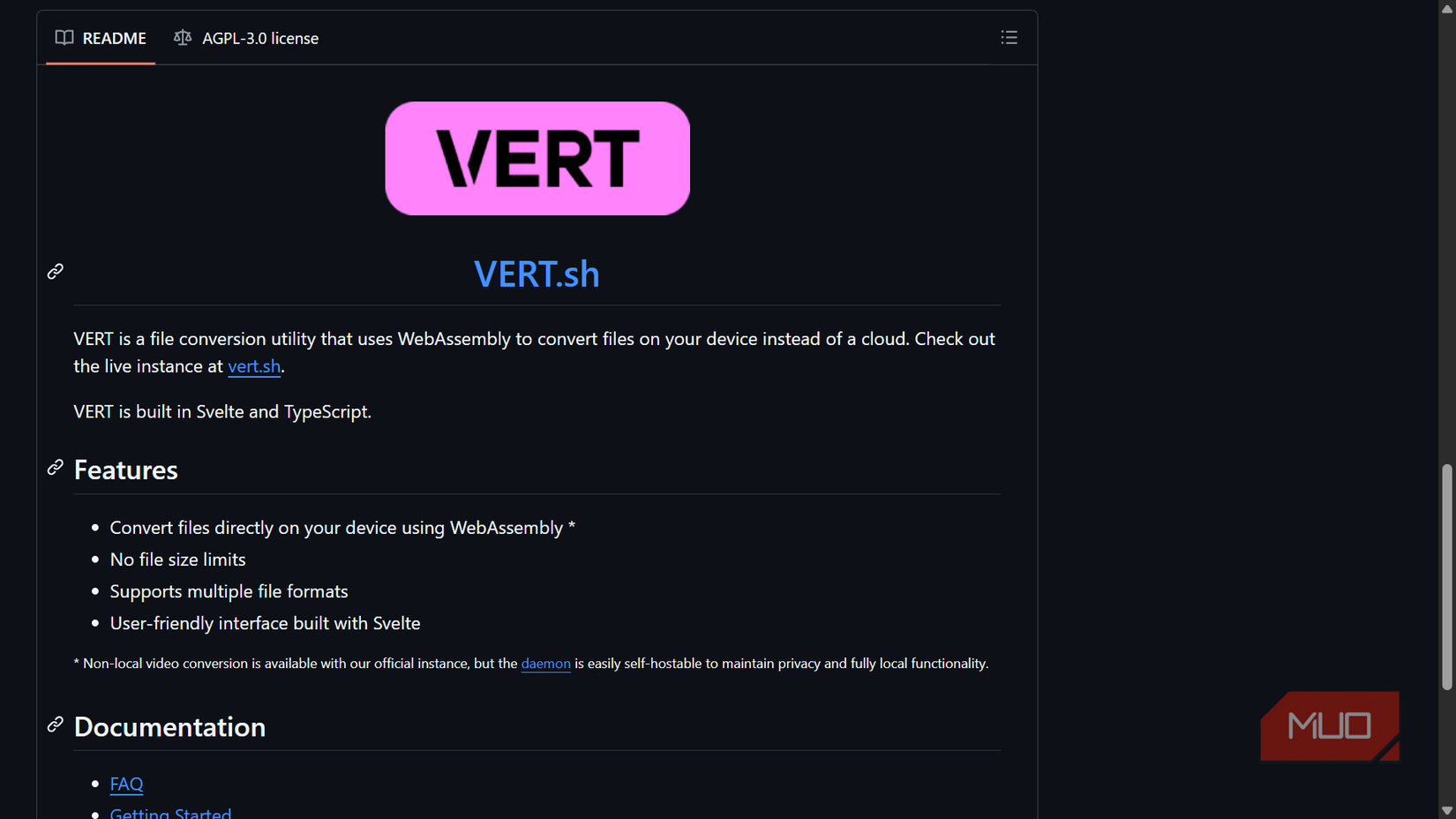 VERT.sh GitHub page.