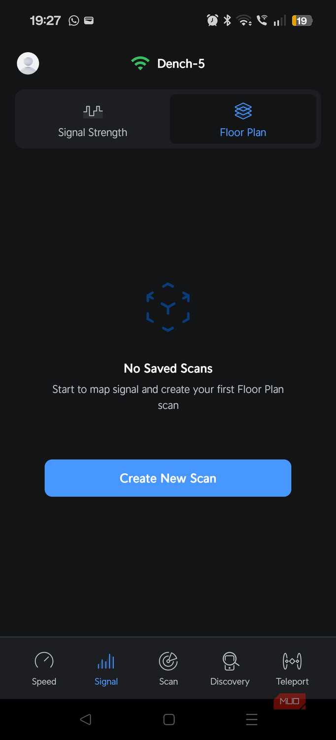 wifiman app wifi mapping option create floor scan