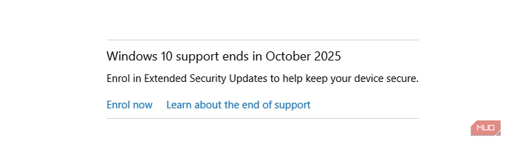 windows 10 support end date in windows update.