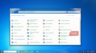 Windows 7 Control Panel look