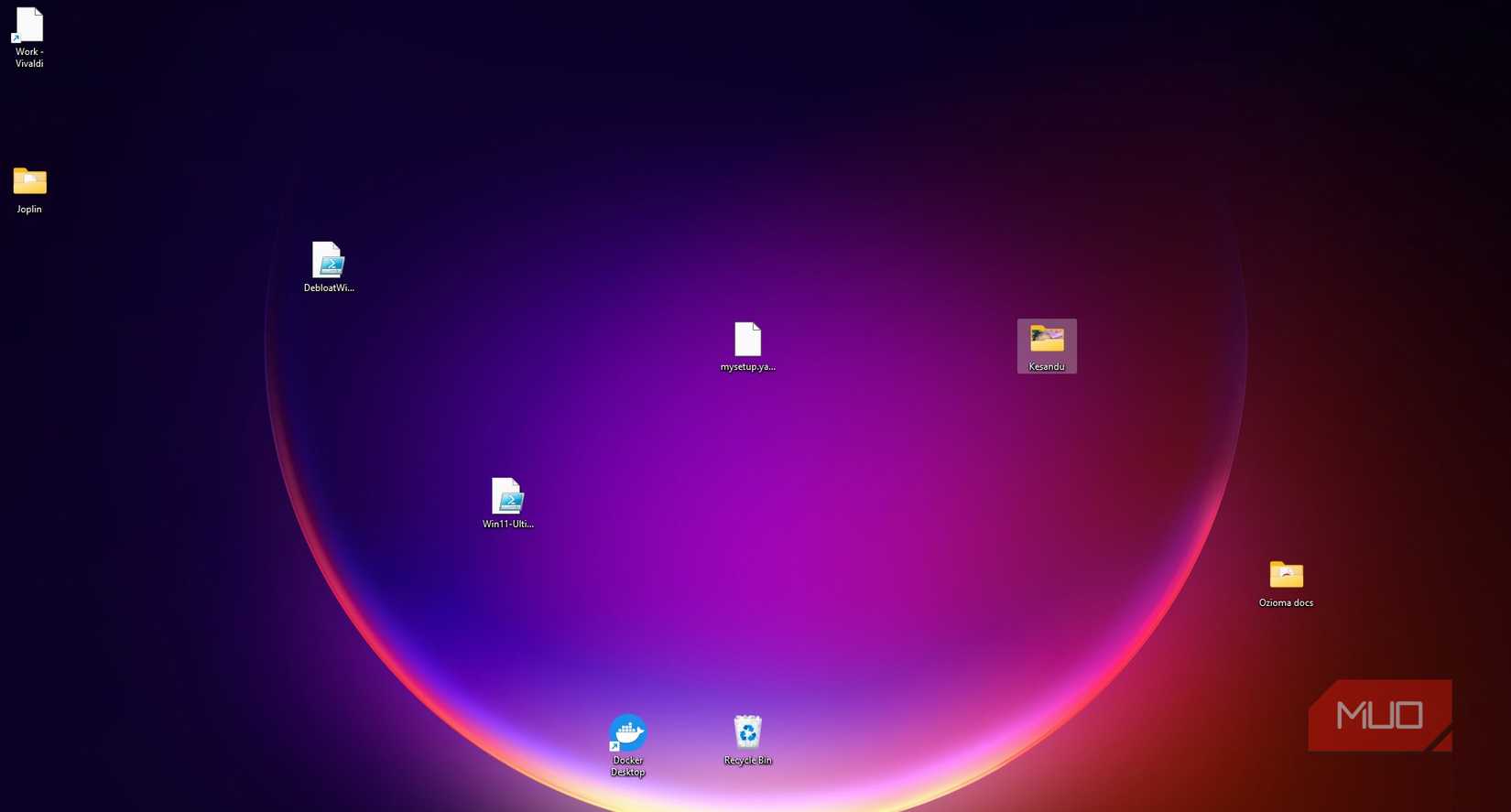 Windows desktop restored from OneDrive