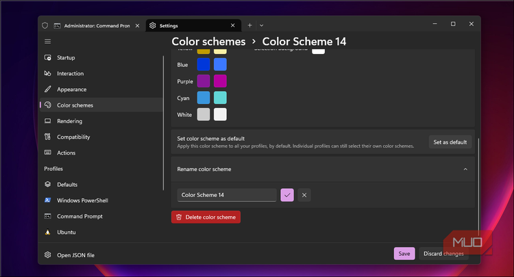 Color Scheme For Terminal I use Windows Terminal instead of Command Prompt—here's why