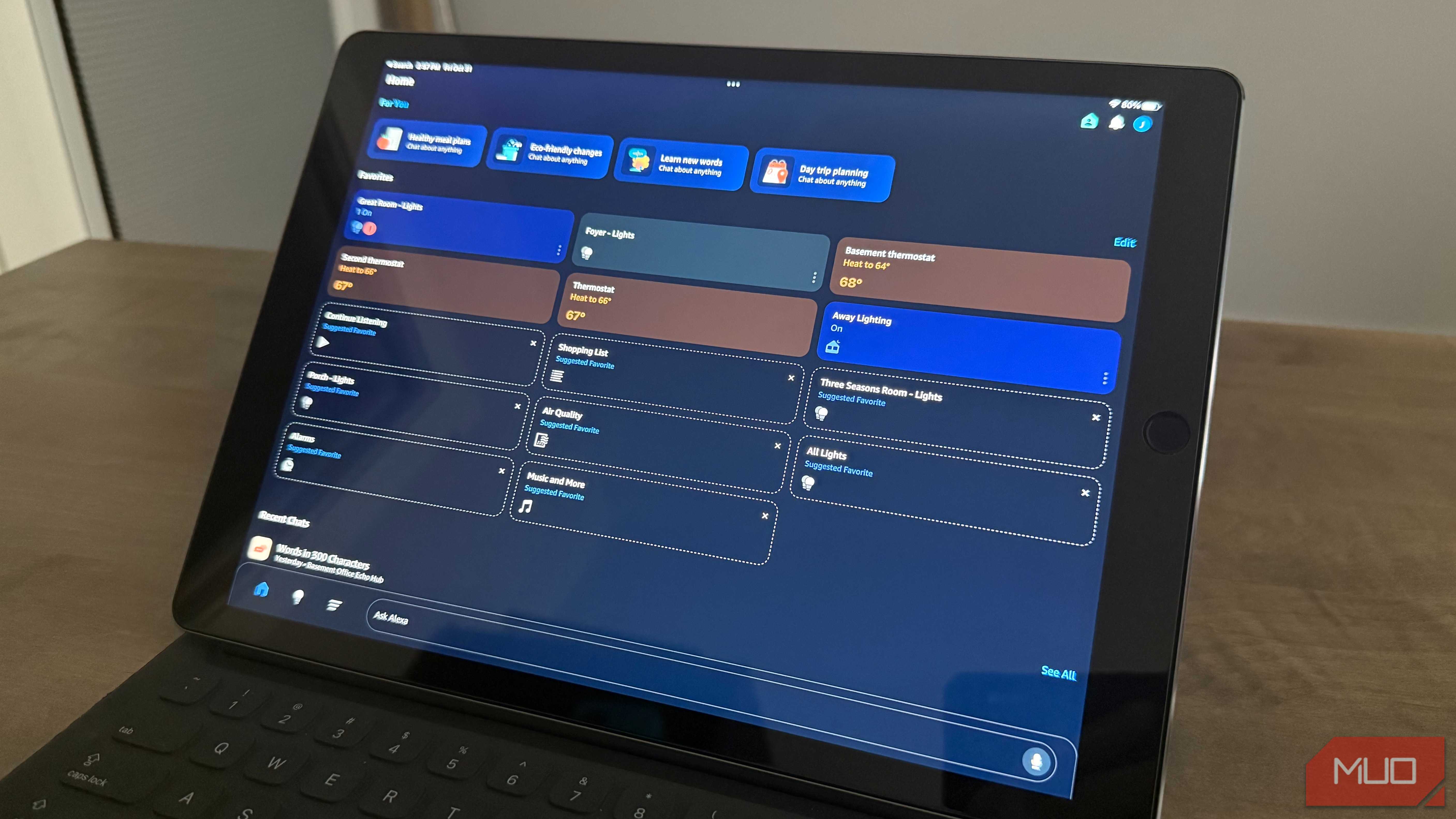 2015 ipad pro with alexa app