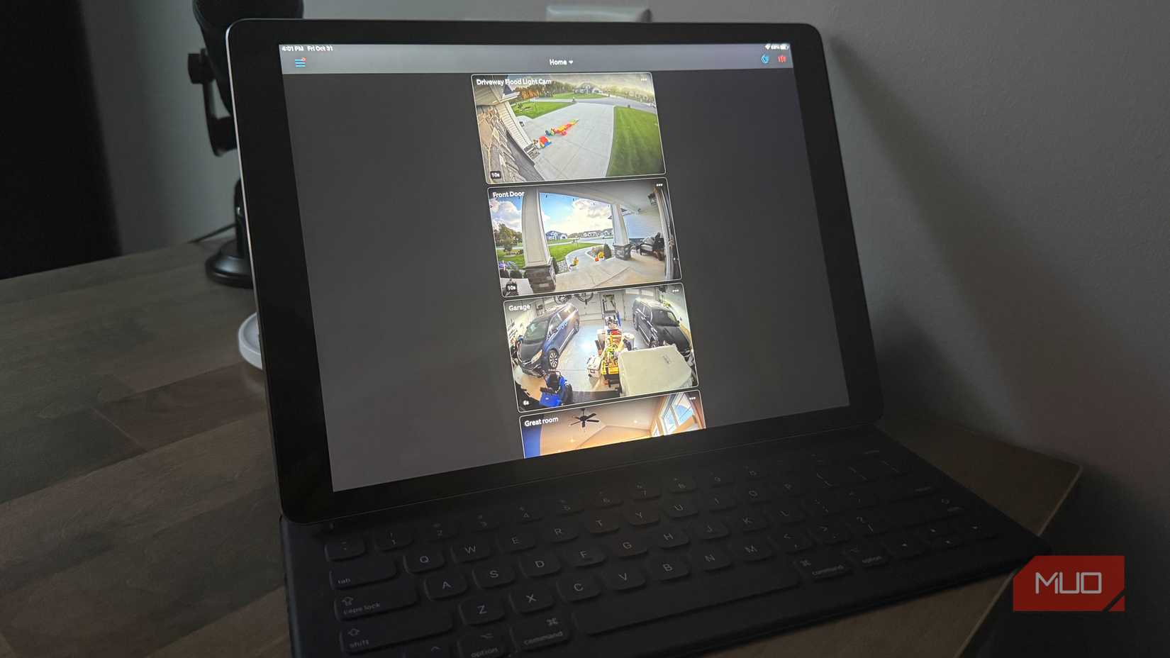 2015 ipad pro with Ring app 