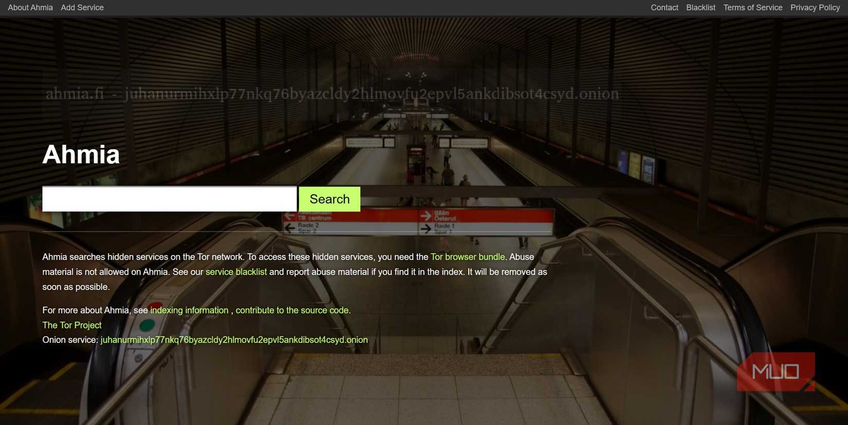 ahmia tor search engine.