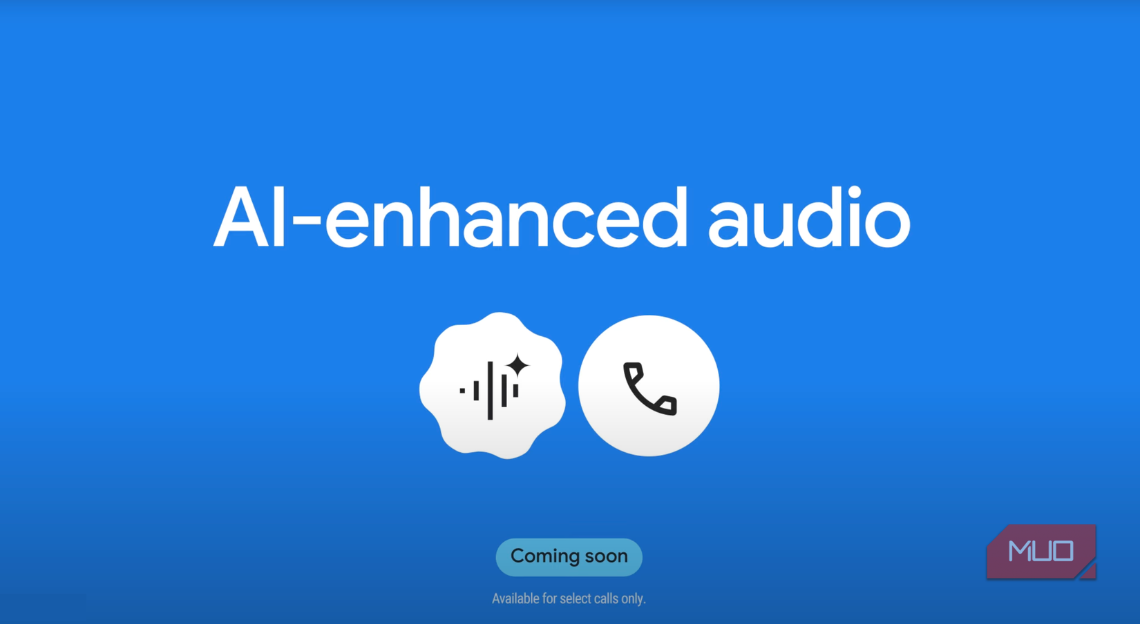 AI enhanced audio Google Fi