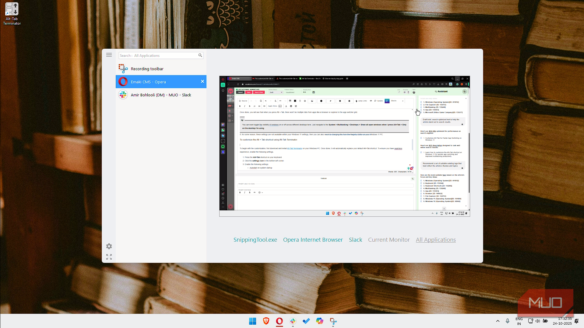 This customized Alt + Tab makes switching apps in Windows better