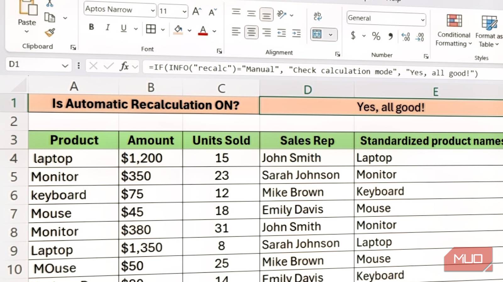 Excel’s INFO and CELL functions tell you what’s happening under the hood