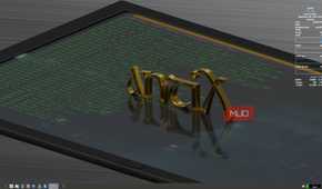 AntiX Linux default desktop