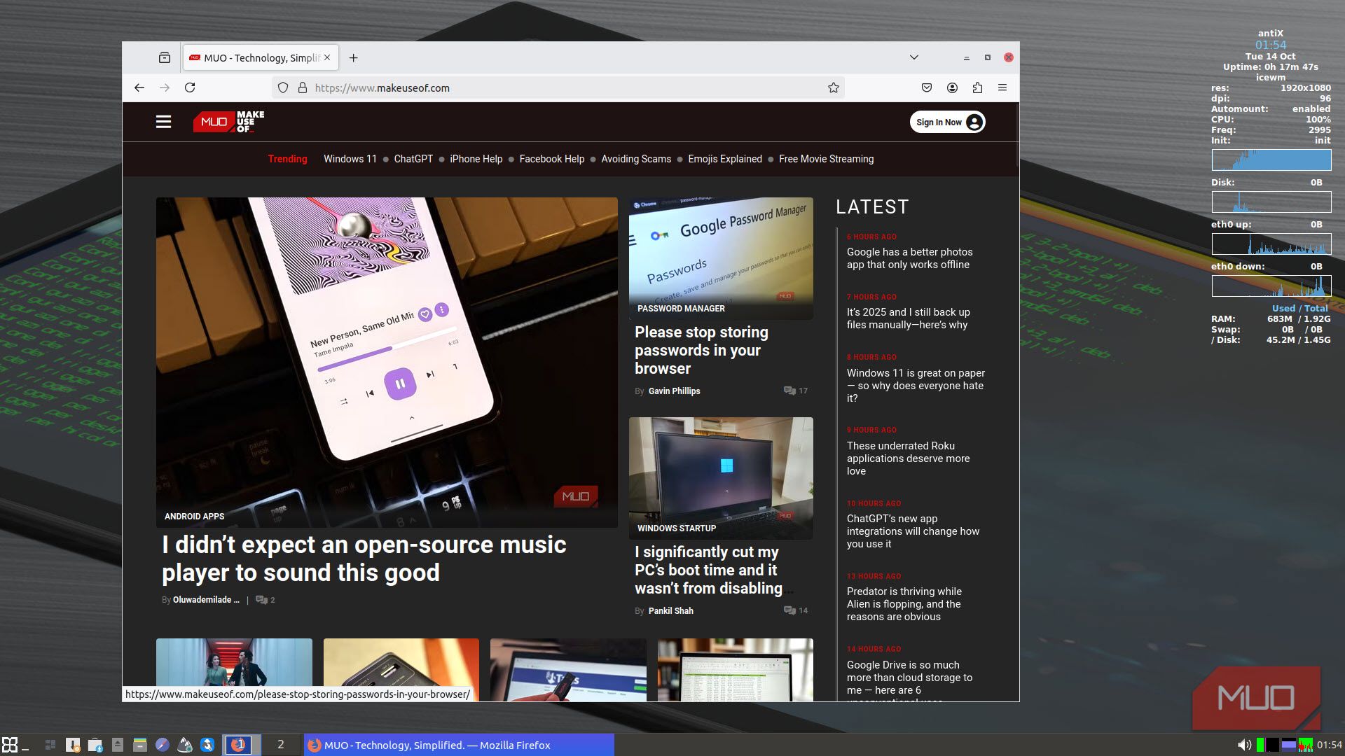 antiX 26 is the Linux distro that makes a 2009 laptop feel faster than ...