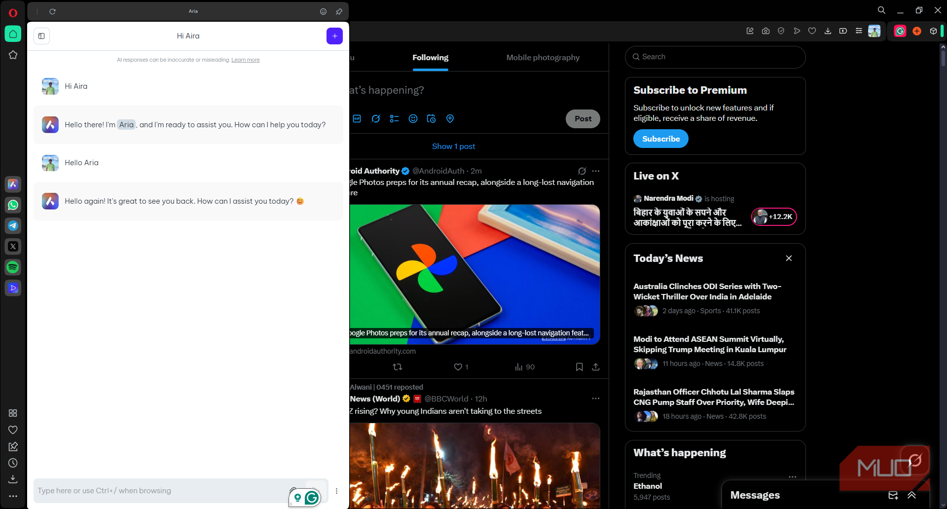 7 features in the Opera browser I wish I had on Chrome