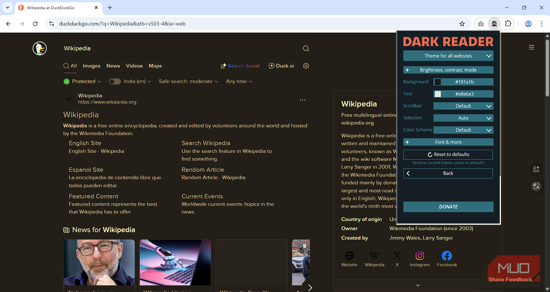 This open-source extension saves my eyes at night