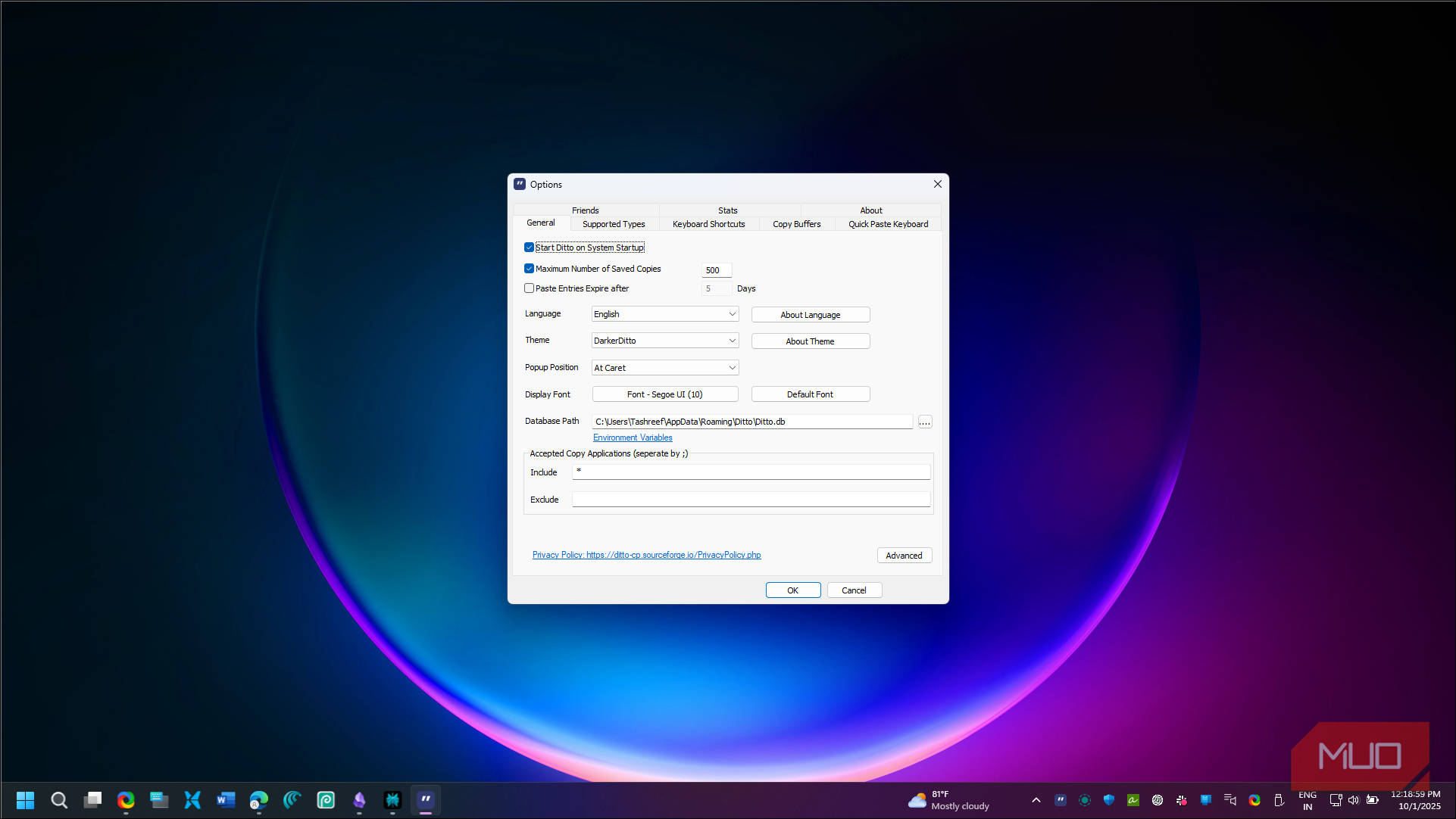 Ditto Copy I tried 6 Windows clipboard managers and this open source app beat them all