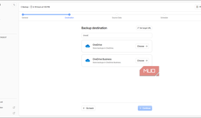 Duplicati backup destination