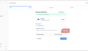 Duplicati setting up backup desitination for OneDrive