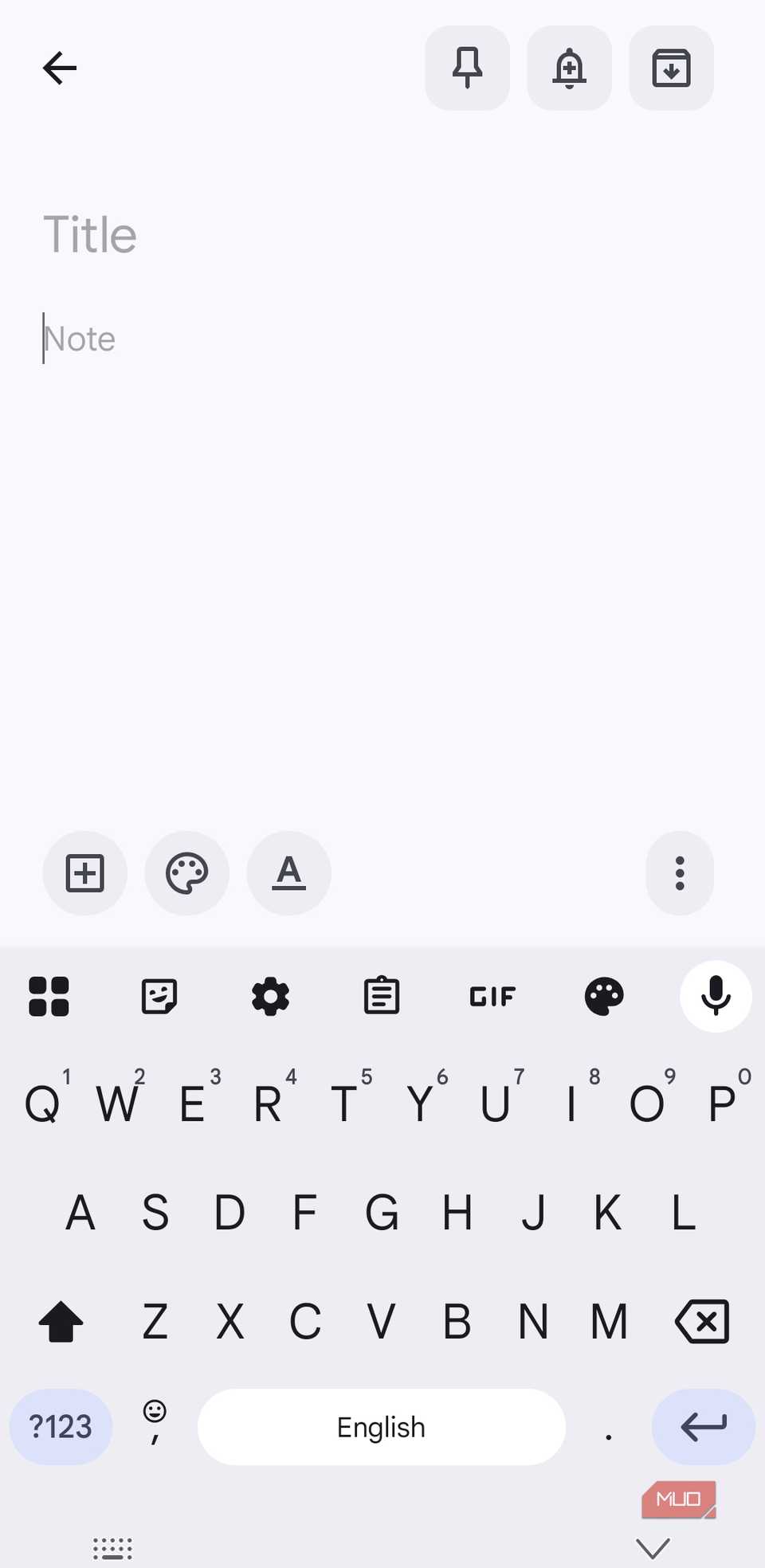Gboard app on Android phone