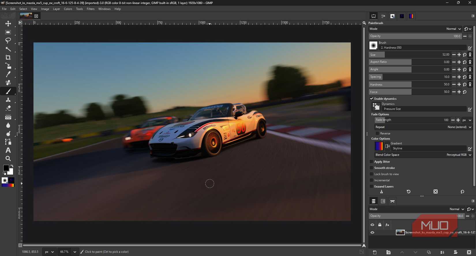 GIMP with PhotoGIMP layout.-1