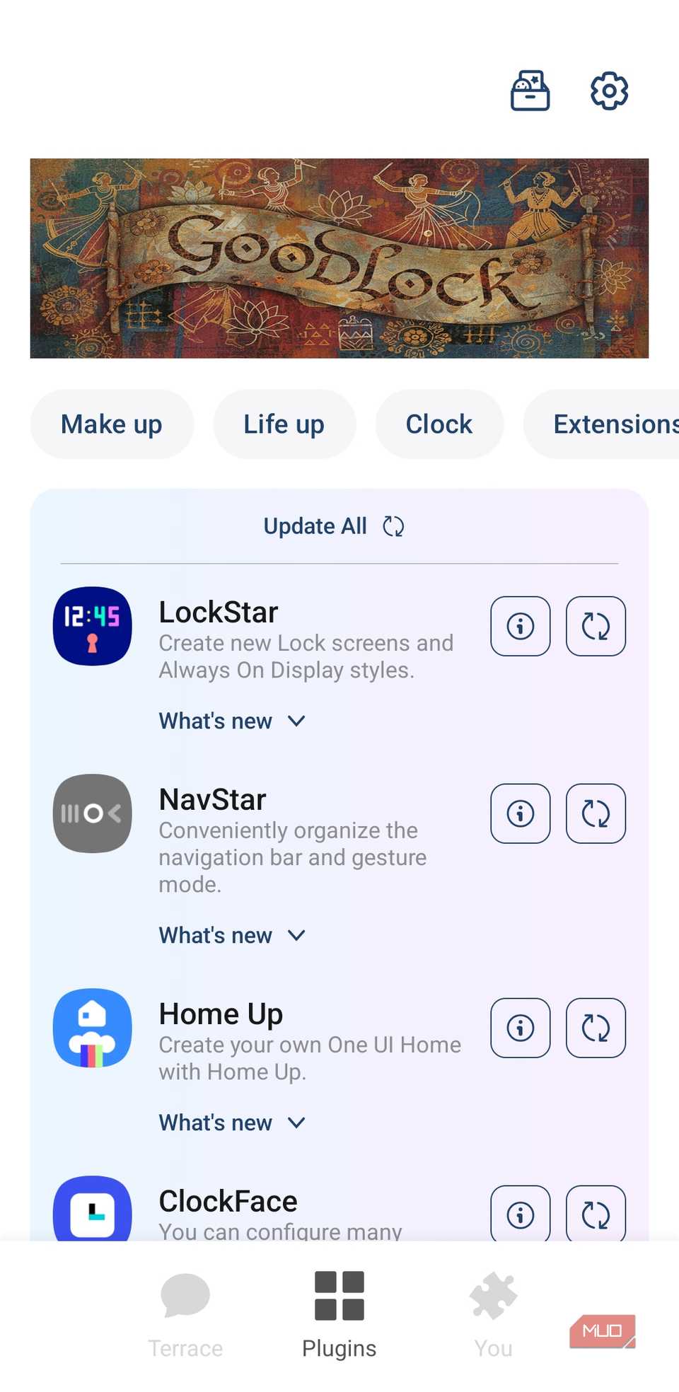 Good Lock app on Samsung phone