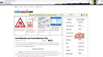 internet archive wayback machine old version of makeuseof