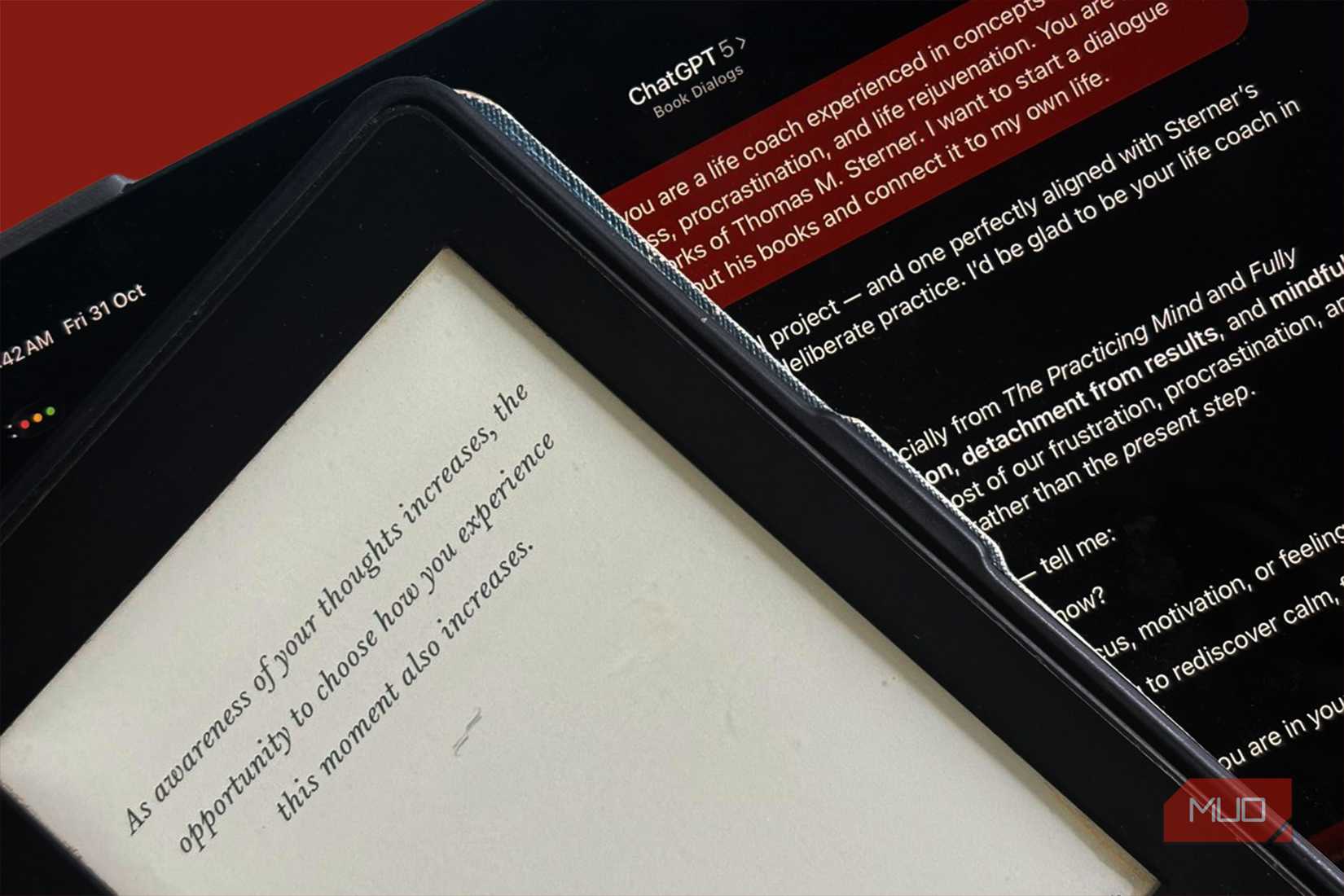 ChatGPT prompts for reading with Kindle.