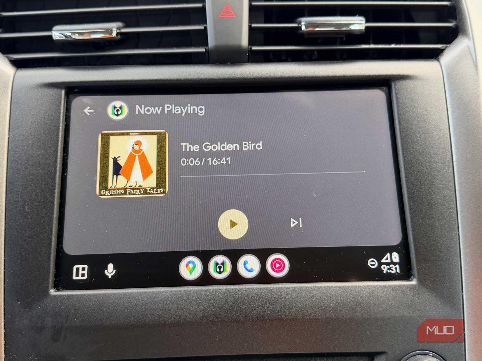 Librovox on Android Auto.