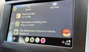 Librovox on Android Auto.