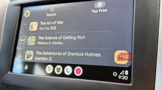 Librovox on Android Auto.