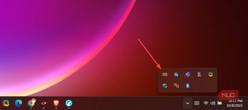 Locating the EarTrumpet app icon from the taskbar