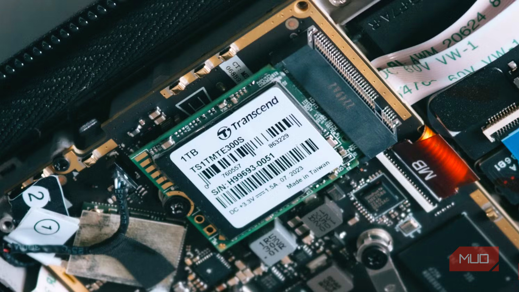 m2 ssd installed in motherboard.