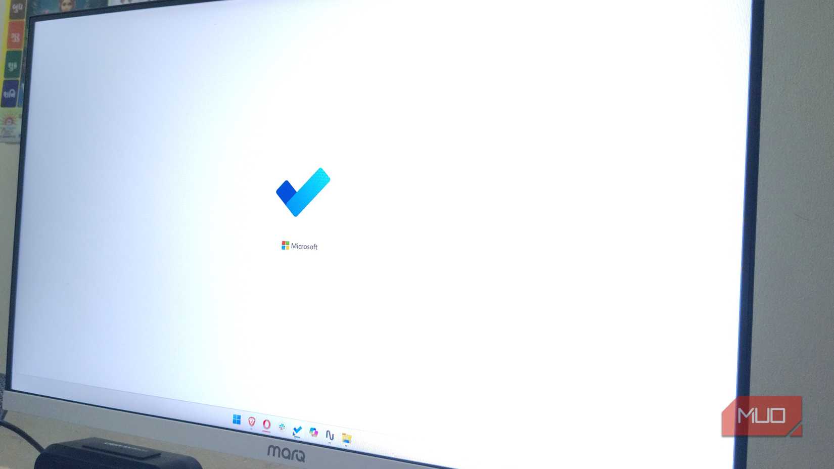 Microsoft To Do アプリが Windows コンピューターで起動しています。
