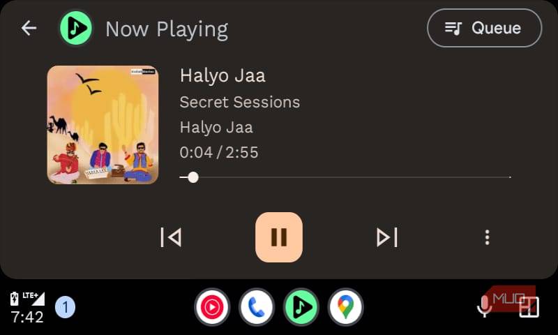 musicolet on android auto