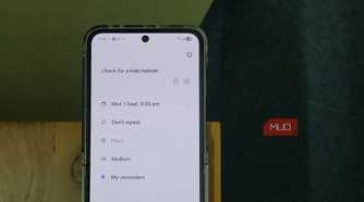 New reminder options in the Reminder app on Galaxy Z Flip 6