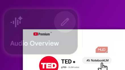 Learn podcasts using NotebookLM and YouTube.