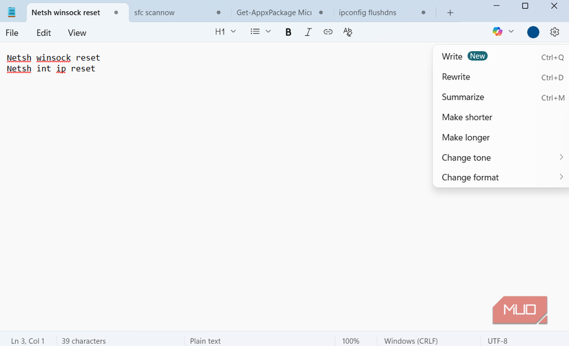 додаток Блокнот на ПК