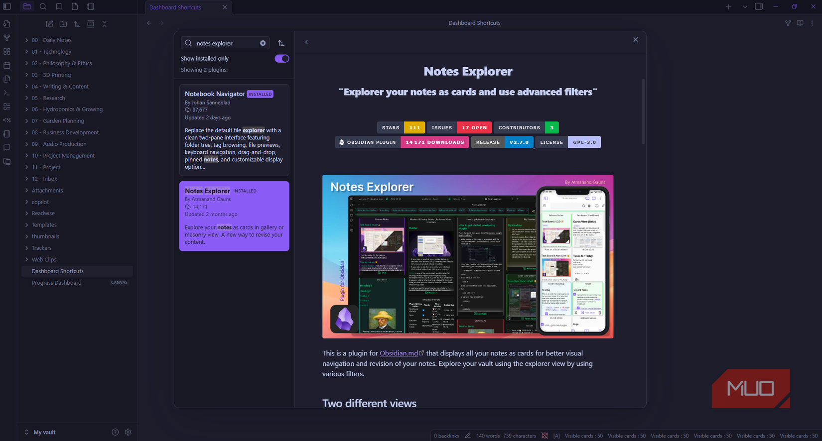 This plugin turns your messy Obsidian vault into a visual dashboard