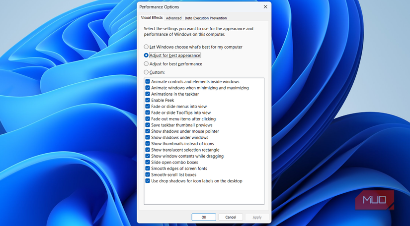 I disabled this setting on Windows and my old laptop instantly felt faster