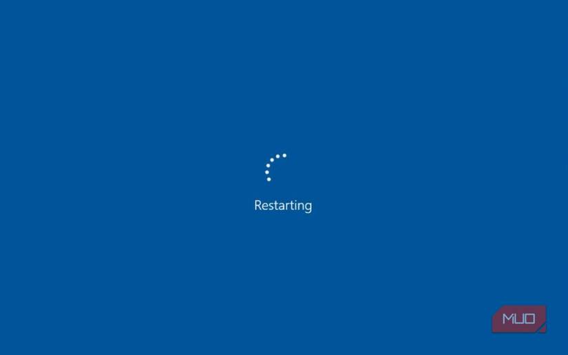 Restarting a Windows 11 computer