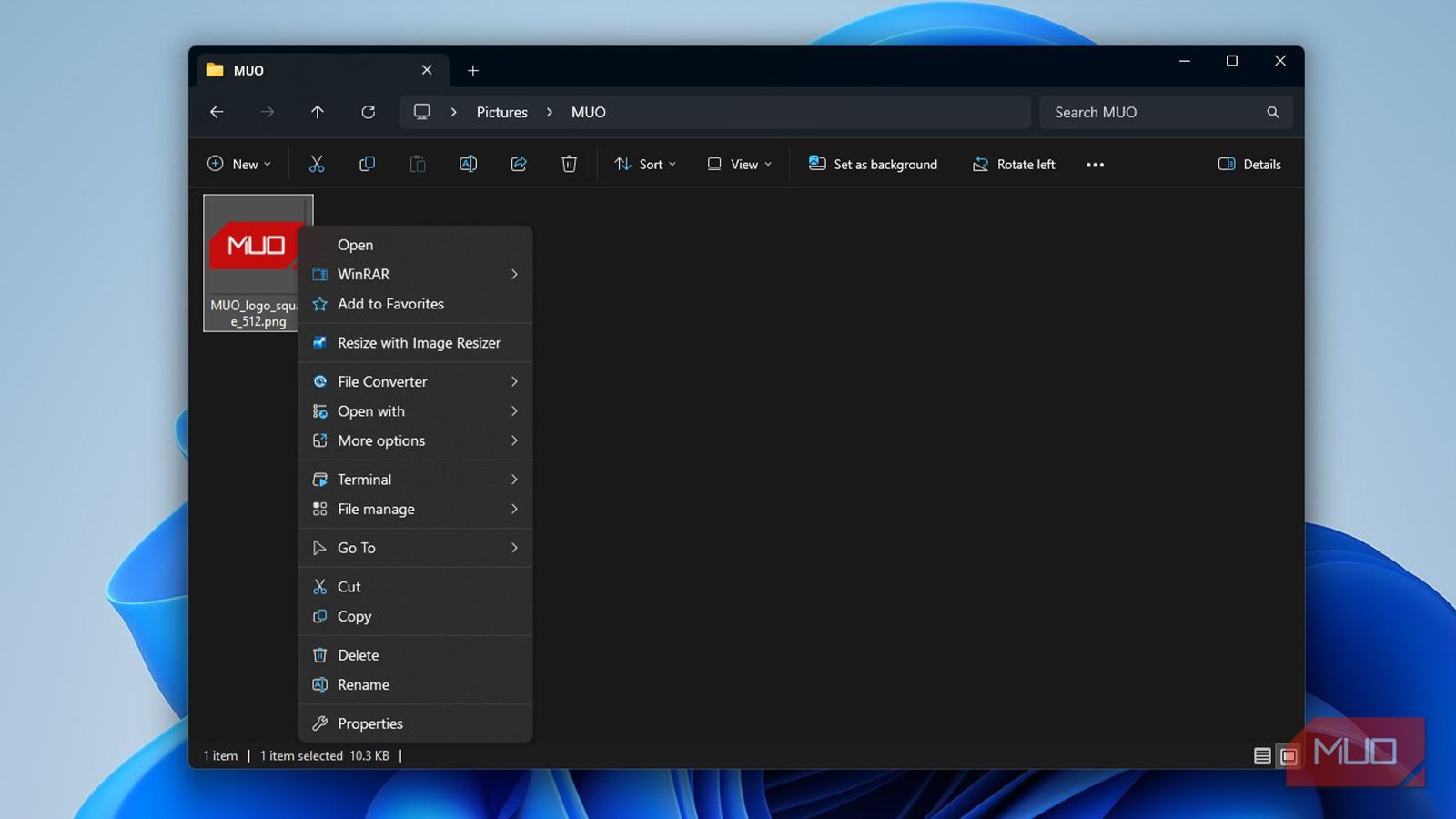 Nilesoft Shell Right-click Menu